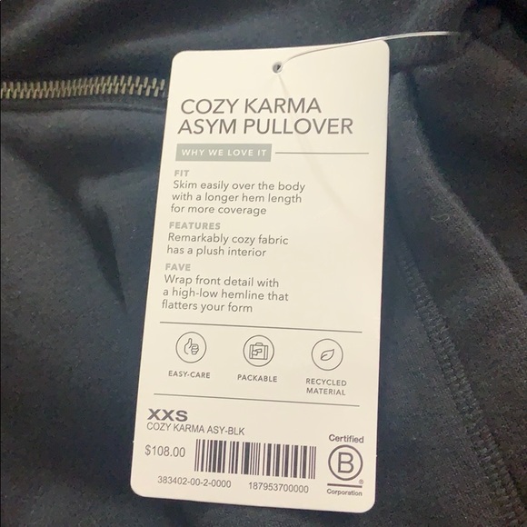 ATHLETA Cozy Karma Asym Pullover - Picture 3 of 3